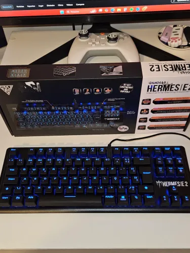 Teclado mecânico Hermes E2 - Gamer