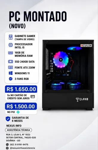 PC MONTADO (NOVO)