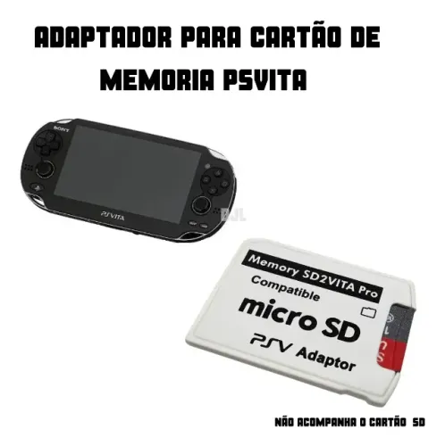 Adaptador de cartão de memoria Compatível Sd2vita Pro Micro Sd 6.0 Psvita - Novo 