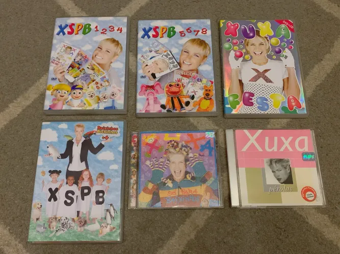 CDS E DVDS XUXA SÓ PARA BAIXINHOS (Ler Anúncio)