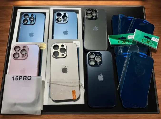 6 Cases Capas Novas iPhone 16 Pro + 5 Películas Privacidade Novas