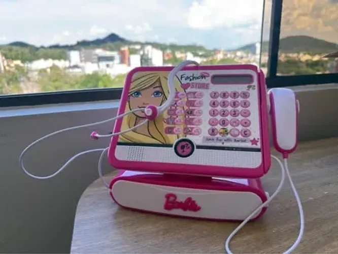 Loja Fashion da Barbie - Caixa Registradora com Acessórios