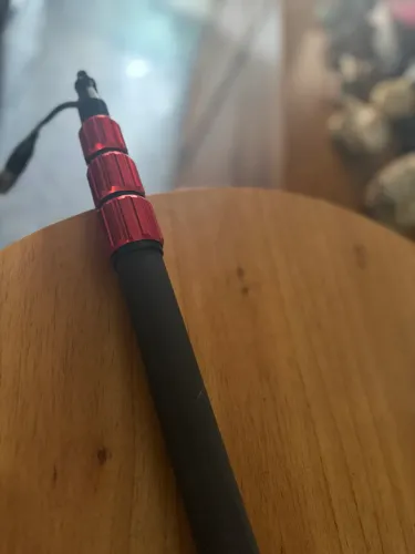 Vara de boom 3m fibra de carbono para microfone Shotgun