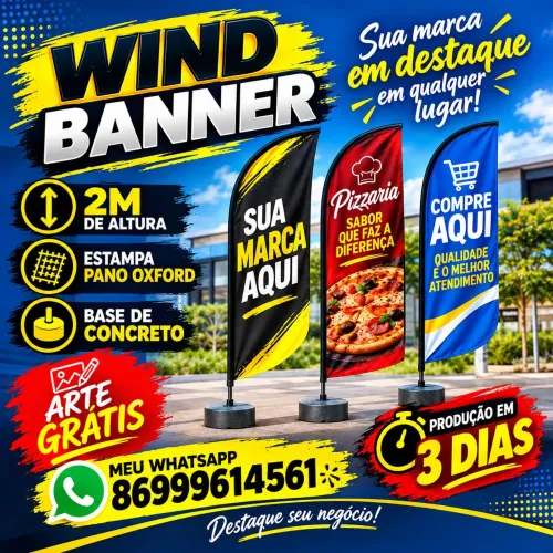 Wind banner 2m