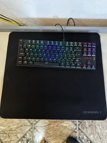 Kit Teclado Mecanico e Mousepad Gamer