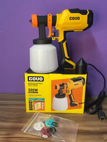 Pistola Elétrica para Pintura 500W 1400ML Covo