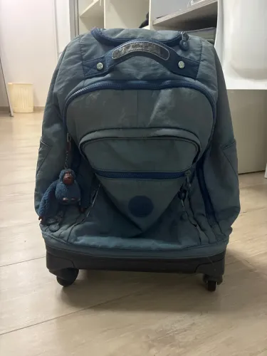 Mochila de Rodinhas Kipling Azul Grande