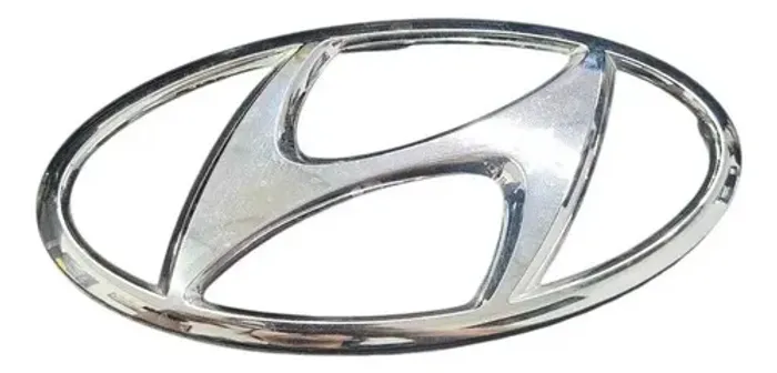 Emblema Grade Dianteiro Hyundai Hb20 2020 86300r1010 Prata