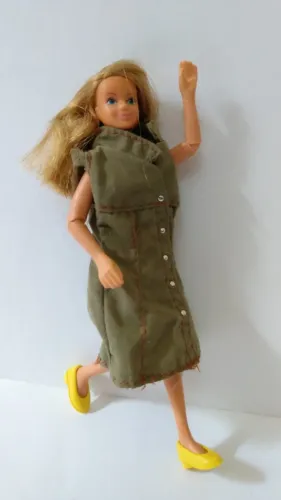 Mini Boneca Barbie Lego anos 90