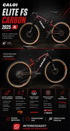 MTB ELITE CARBON FS RACING 2025 XL