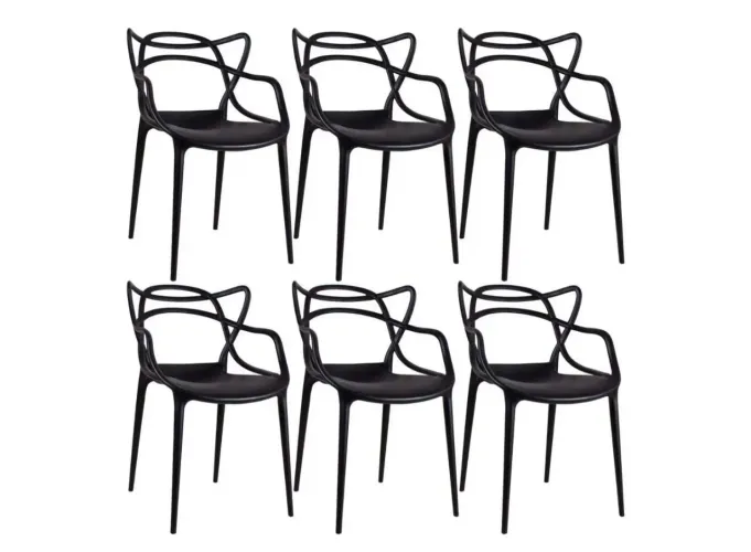 Cadeira design allegra polipropileno 