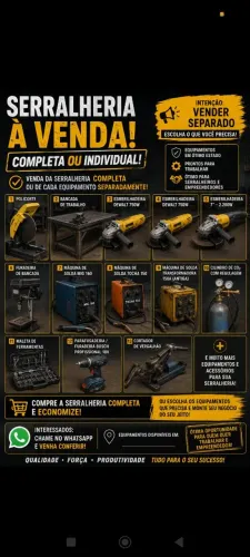 Vendo itens de serralheria