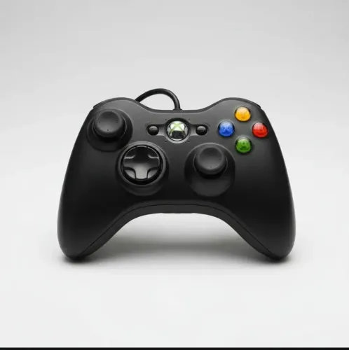 Controle Video Game 360 Pc Com Fio Joystick Manete X360