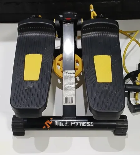 Mini Stepper Mile Fitness com elásticos 