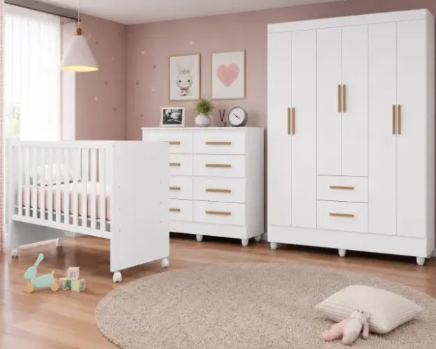 JOGO DE QUARTO INFANTIL 4 PEÇAS