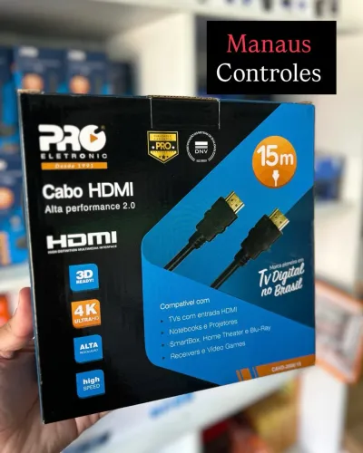 Cabo Hdmi de 15 metros Ultra HD 4K - 2.0v