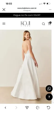 vestido branco de noiva