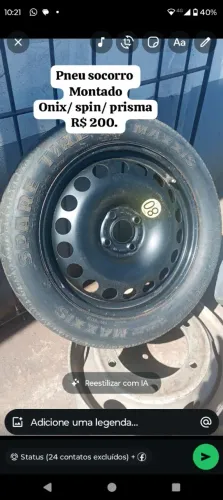 Pneu de socorro Chevrolet