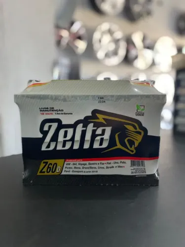 Bateria zetta 60ah garantia 18 meses 