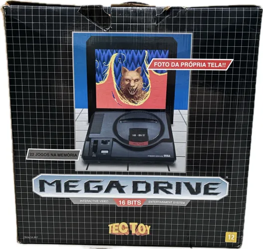 MegaDrive TecToy 2017 em excelente estado de conservação  ENVIO SOMENTE POR CORREIOS