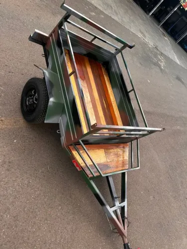 Reboque 1.50 x 1.20 ideal para tornar o transporte mais prático