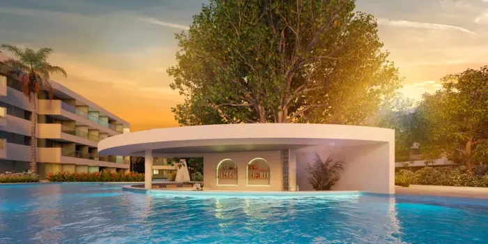 MURO ALTO, RESORT DE ALTO PADRÃO, STUDIO COM 26m², VISTA PISCINA PRINCIPAL!!
