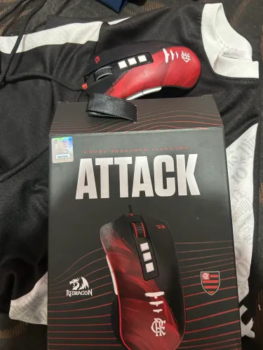 MOUSE GAMER EDIÇÃO FLAMENGO