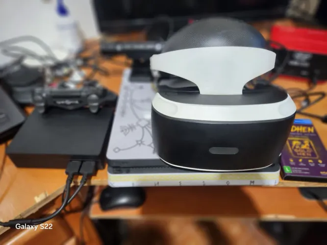 Ps4 desbloqueado com HD de 1 terá meio completo com kit vr mais jogos