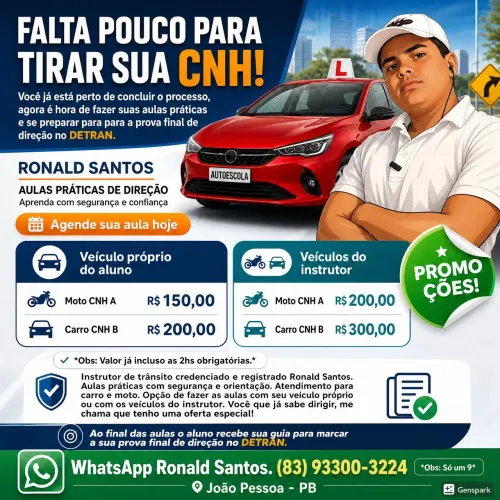 Habilitação, CNH Brasil aulas práticas