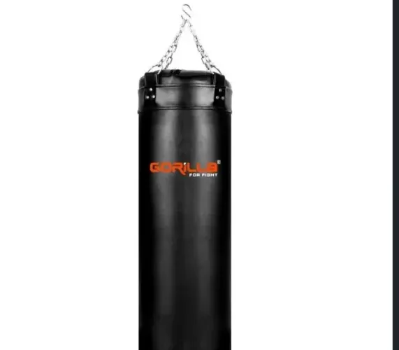 Saco De Pancada Cheio Profissional 120x100 Boxe Gorilla + Suporte