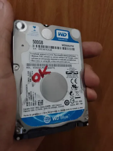 HD notebook 500gb pra notebook ou Playstation ok fininho 