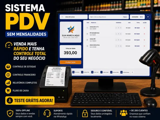 Sistema PDV para mercadinhos e lojas de bairros 