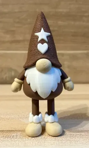 Gnomo Decorativo em Pé - Arte Criativa em Impressão 3D