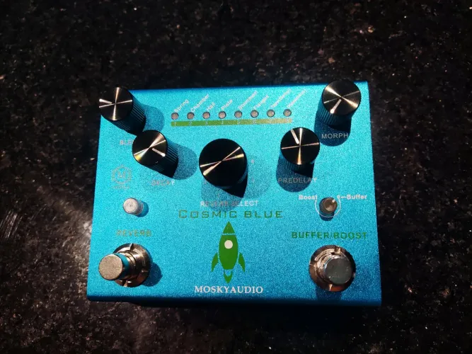 Pedal Cosmic Blue (Reverb, Buffer/Boost) Mosky