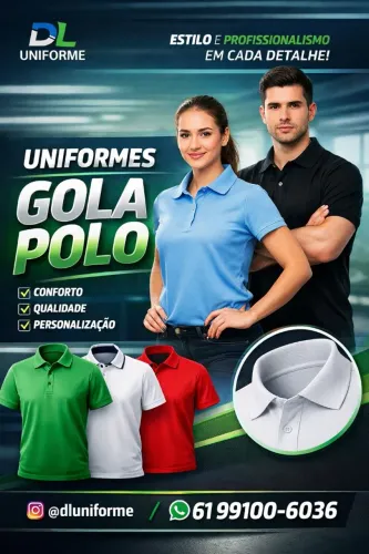 Gola Polo Bordada - Estampada 
