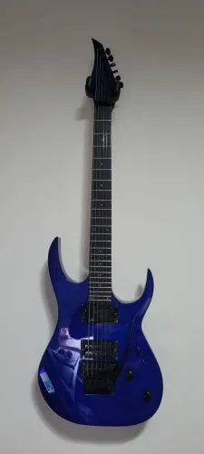 Guitarra 6 Cordas S by Solar SB4.6FRFBL azul floyd rose