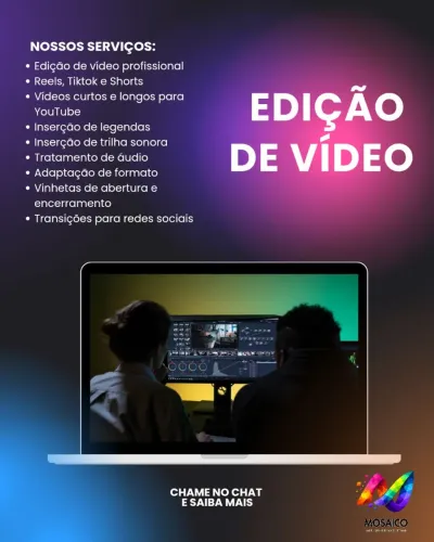 EDIÇÃO DE VÍDEO PROFISSIONAL - Reels, TikTok, Shorts e YouTube