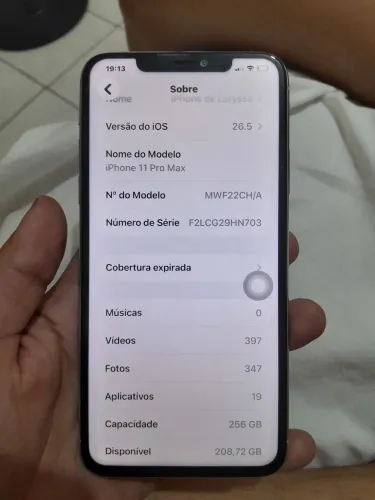 Iphone 11 pro max 256gb todo original