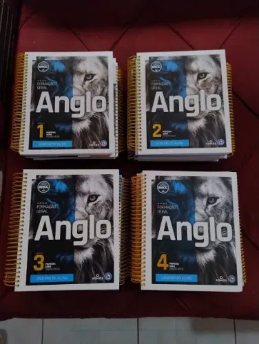 apostilas material ANGLO 1°, 2° e 3° ano ENSINO médio (você escolhe de qual ano quer)
