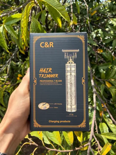 Máquina de Cortar Cabelo e Barba Aparador Acabamento Recarregável USB - Produto Novo