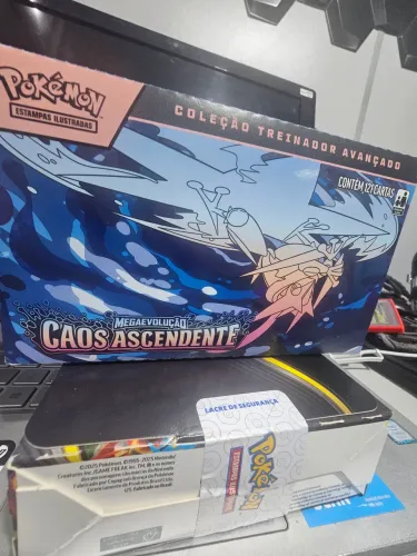 Combo Pokémon Mega Evolução Etb caos Ascendente