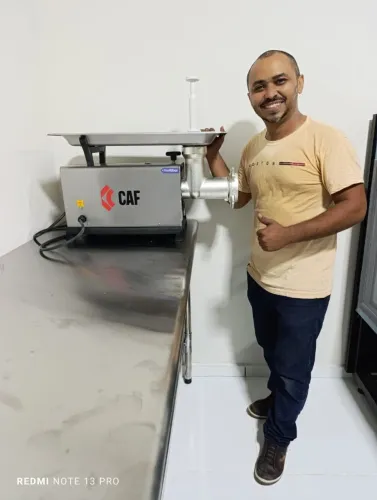 MOEDOR DE CARNE INOX BOCA 22 MM CAF