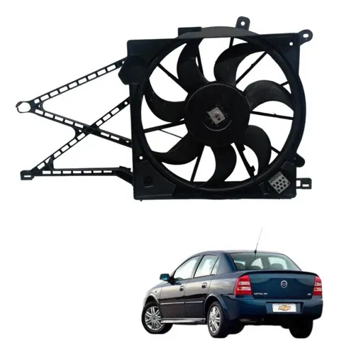 Ventoinha Eletroventilador Radiador Gm Astra 2009 Detalhe