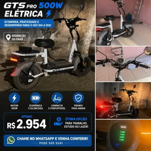 ? GTS PRO 500W ELÉTRICA ? PRONTA PRA ANDAR! ?