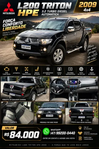 Mitsubishi L200 Triton HPE 3.2 CD TB Int.diesel AUT 2009