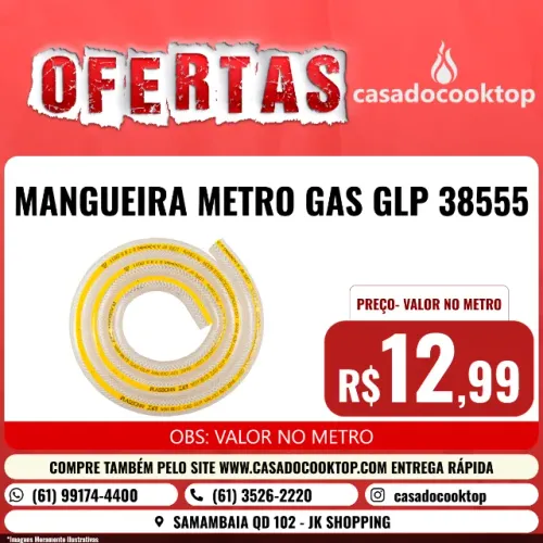 MANGUEIRA METRO GAS GLP 38555