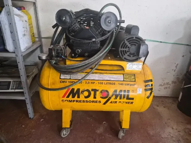 Compressor de Ar Motomil 100 Litros 2HP Profissional - Excelente Estado