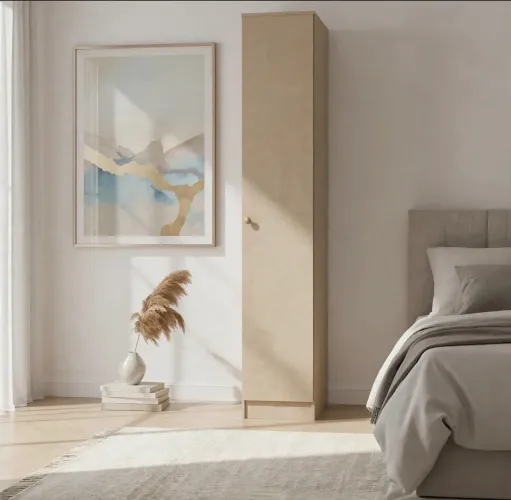 Armario compacto mdf cru com 1 porta 2,07x48,5x43 -super promoção