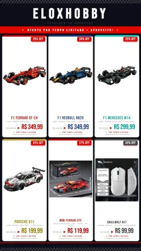 LEGO Technic F1 Réplica ? Ferrari, Red Bull, Mercedes | A partir de R$ 99,99