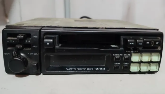 Rádio Toca Fitas Alpine Tde-7512 Bom Estado Mas Não Ligou